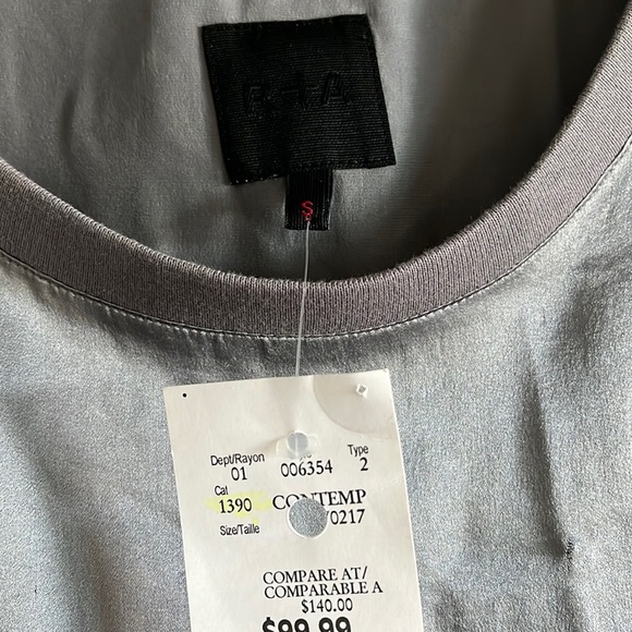 Silver Grey Glam Slouch Top / Dress - Picture 2 of 4